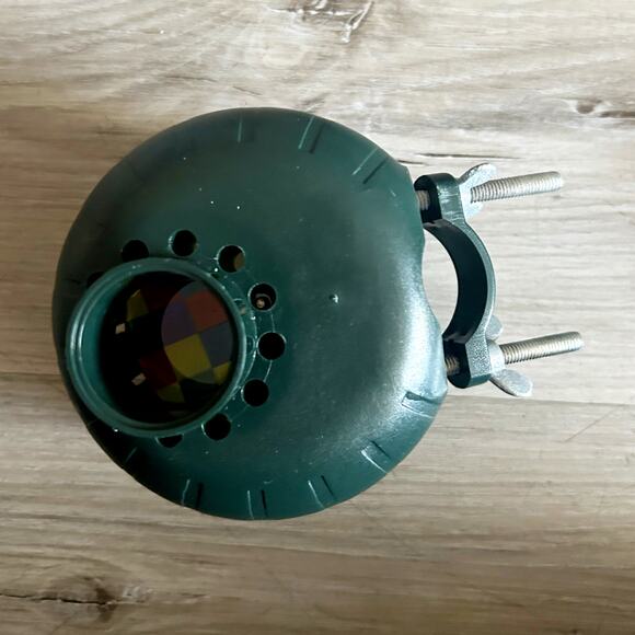 VTG FiberOptic 8 Lead Ball Christmas Tree Wired Ornaments Enchanted Forest 2 Set - Picture 10 of 12